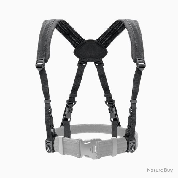 Brelage de soutien matelasse Noir