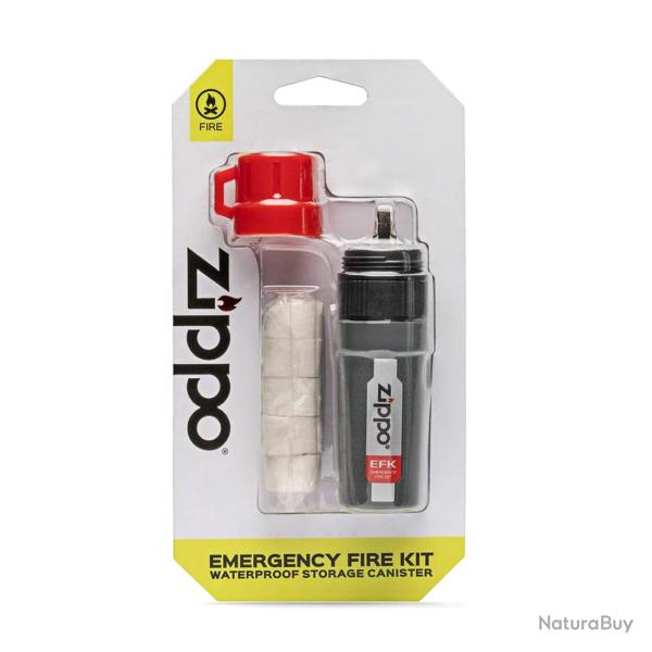 Kit de survie Zippo avec Allumage de Feu d'urgence