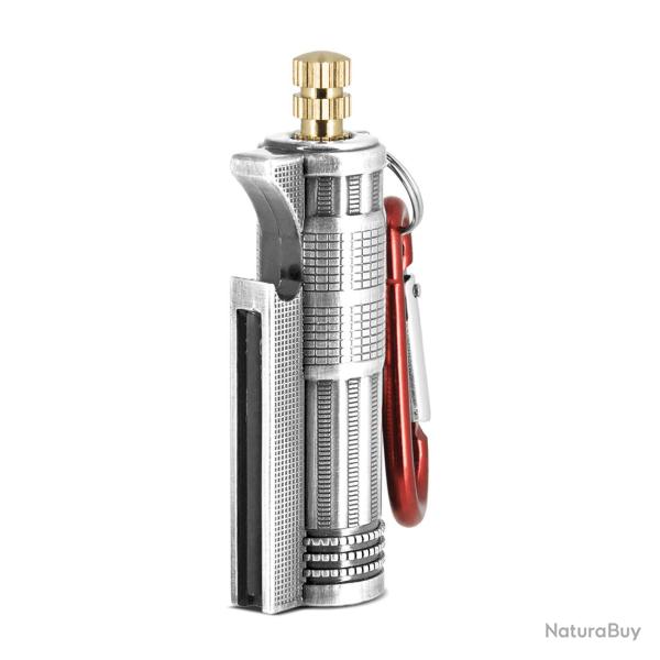 Allumette Permanente de Survie IMCO Chrome Allume-Feu R�utilisable avec D�capsuleur