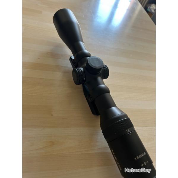 Lunette URIKAN 1.5-6x44 IR + sont rail