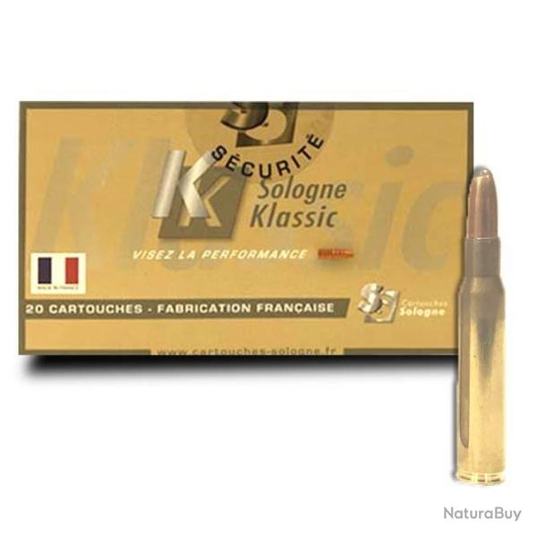 Munitions SOLOGNE calibre 30-06 Subsonique Sierra RN 220gr - 14.3g x20