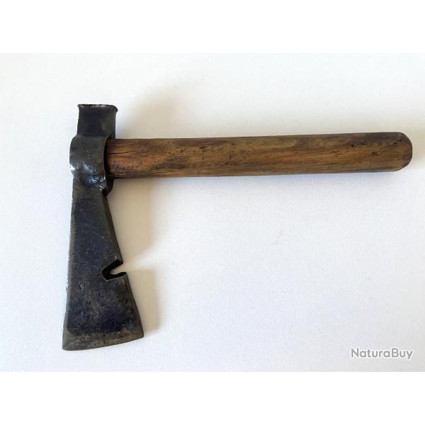 Outil Ancien Art Populaire Hachette Artisanale Arrache-Clous Acier Tremp�