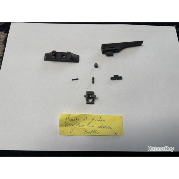 Lot pi�ces d�tach�es M�canique Armurerie Pour arme * hausse et guidon pour Fair slug a balle   *
