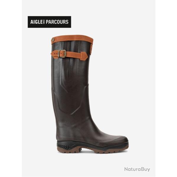 BOTTES AIGLE PARCOURS 2 SIGNATURE TAILLE 44 DOUBLE CUIR