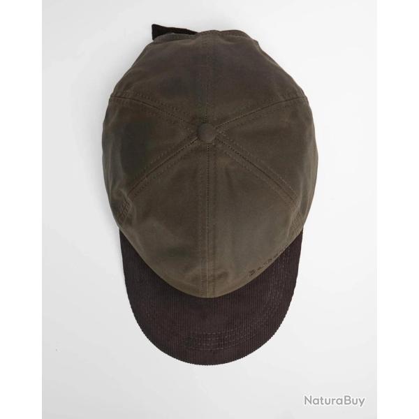 Casquette Barbour ASHBY visi�re velours marron