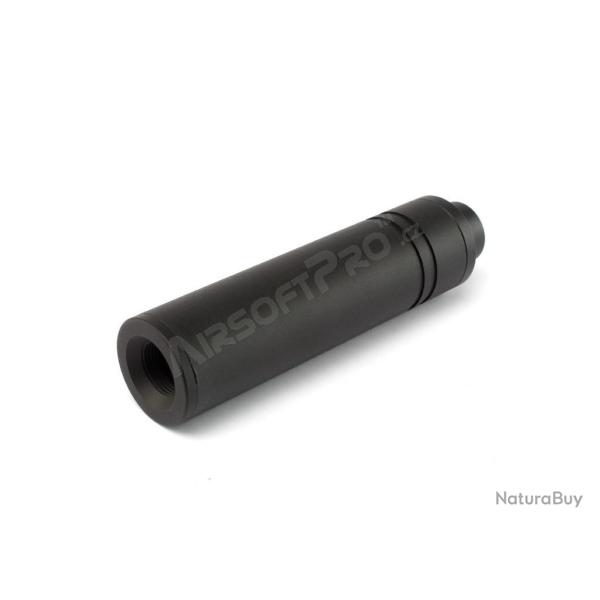 Silencieux pistolet ou rplique longue mtal SLONG 14CCW + adaptateur pistolet