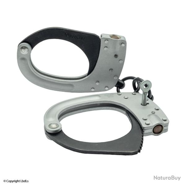 Menottes RIVOLIER double s�curit� bouton poussoir