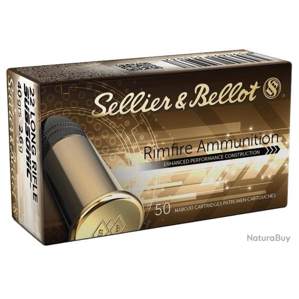 Balles S&B - Cal. 22LR LRN Subsonic