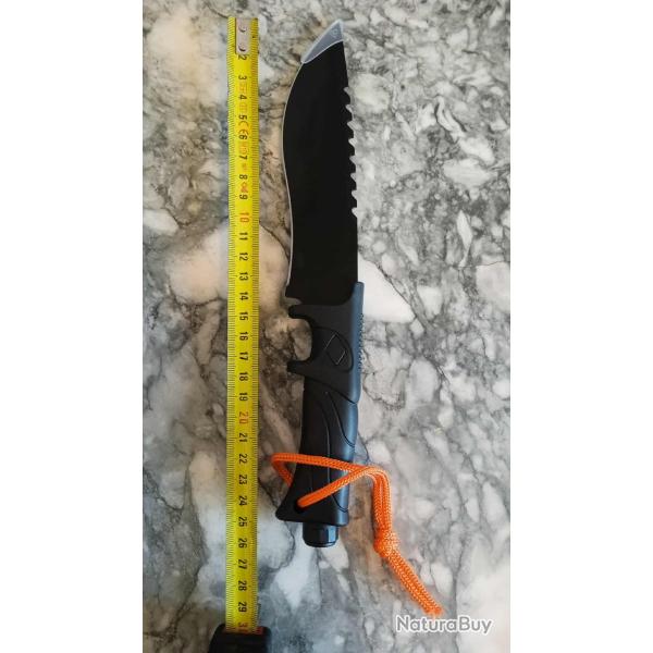 Couteau de survie chasse , p�che , camping , neuf