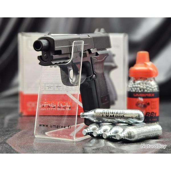 PACK PR�T A TIRER PISTOLET UX HPP CO2 CAL BB/4.5MM