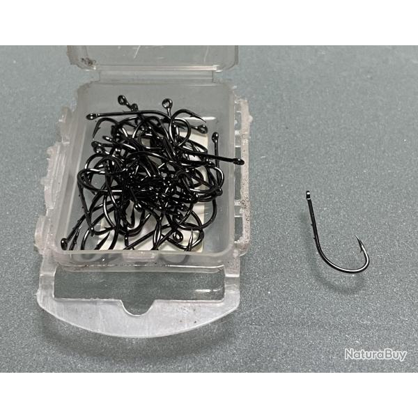 50 HAMECONS TIGE LONGUE BRONZE 15 mm