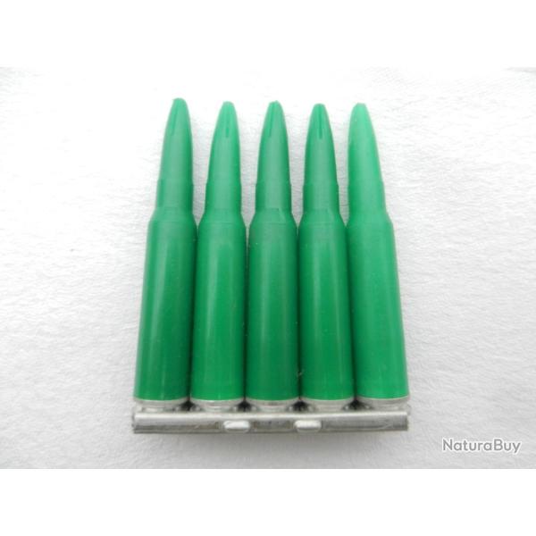 un clips de 5 cartouches � blanc plastique blanc class� D.�I