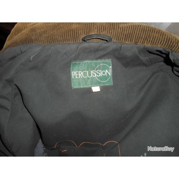 Veste de chasse percussion impermeable  48-50 ...........................