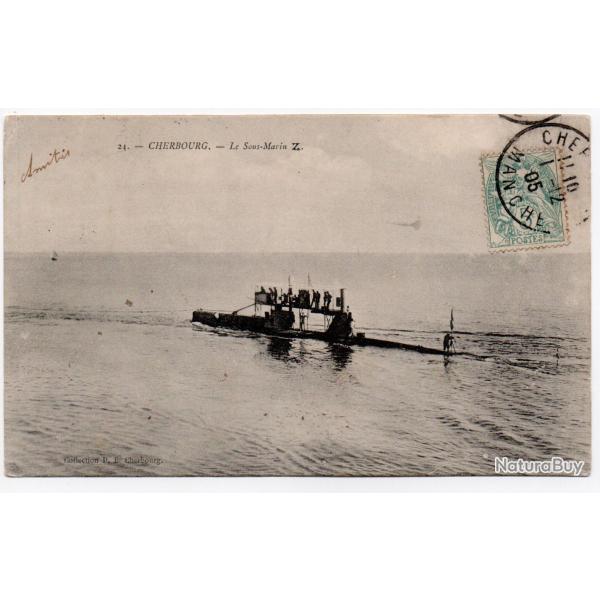 CPA - Marine de Guerre - CHERBOURG Sou - Marin " Z "N�4218