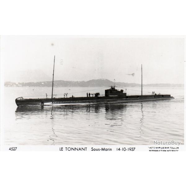 CPA - Marine de Guerre -  Sous - Marin " LE TONNANT " N�4219