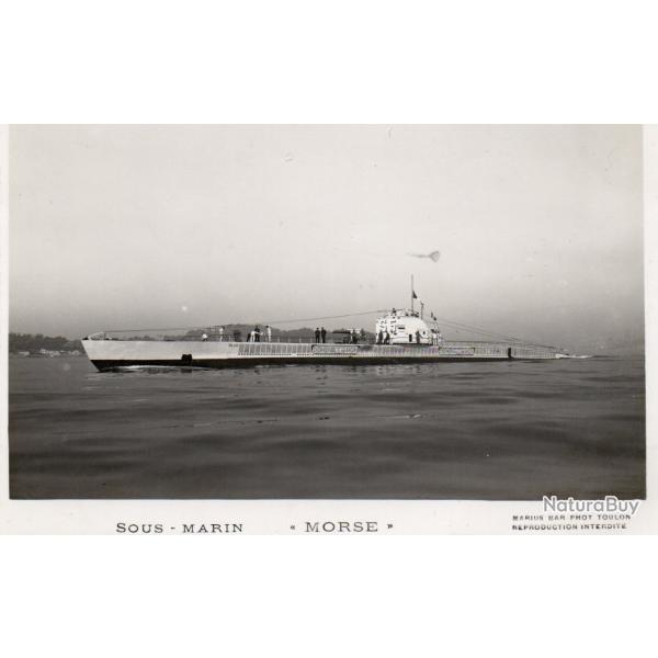 CPA - Marine de Guerre -  Sous - Marin "MORSE " N�4221
