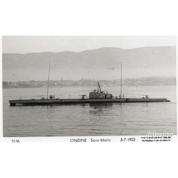CPA - Marine de Guerre -  Sous - Marin " ONDINE " N�4222