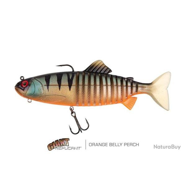 Leurre Souple Fox Rage Giant Jointed Replicant 27cm 27cm 240g Orange Belly Perch UV