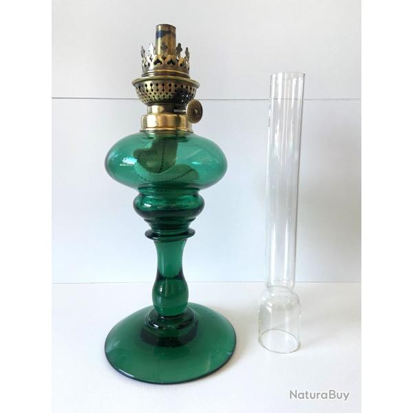 Ancienne Lampe  Ptrole Huile Allemagne Kosmos Brenner Art Nouveau 1900