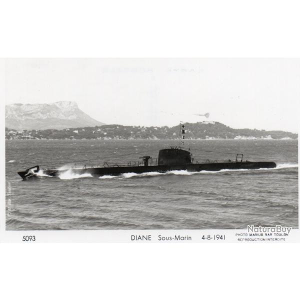 CPA - Marine de Guerre -  Sous - Marin " DIANE " N�4224