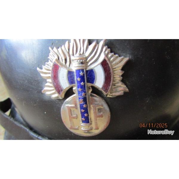 casque garde du marchal Ptain Vichy ww2 seconde guerre mondiale  EF Etat Franais Augis Lyon