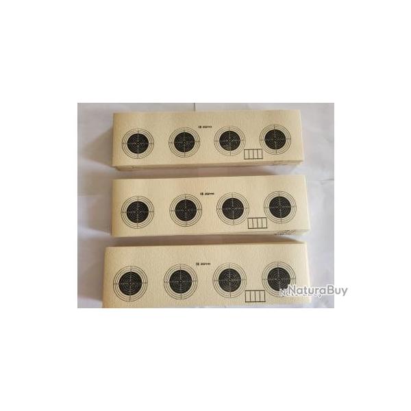 Lot 500 cibles en carton 28x8cm