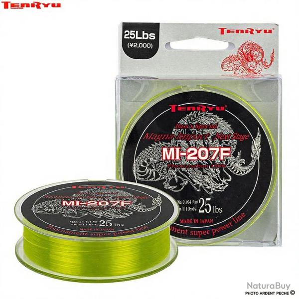 Fils fluorocarbone TENRYU MI-207F � 0.165mm