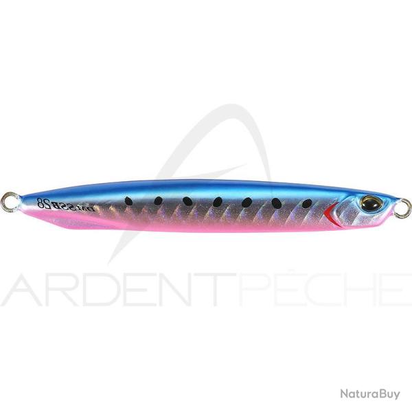 Jig DUO Drag metal cast super slim blade 80g PFA0621 UV Blue pink sardine