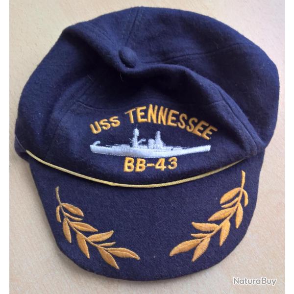 Casquette v�t�ran USS Tennessee BB 43 WW2