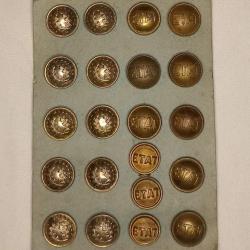Boutons Suret&eacute; Publique Police &eacute;tat p&eacute;riode 1940/50