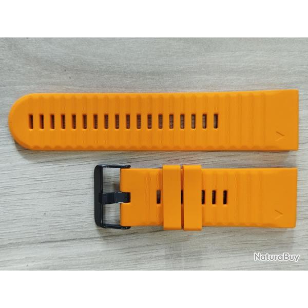 Bracelet pour Montre GARMIN Orange 26 mm