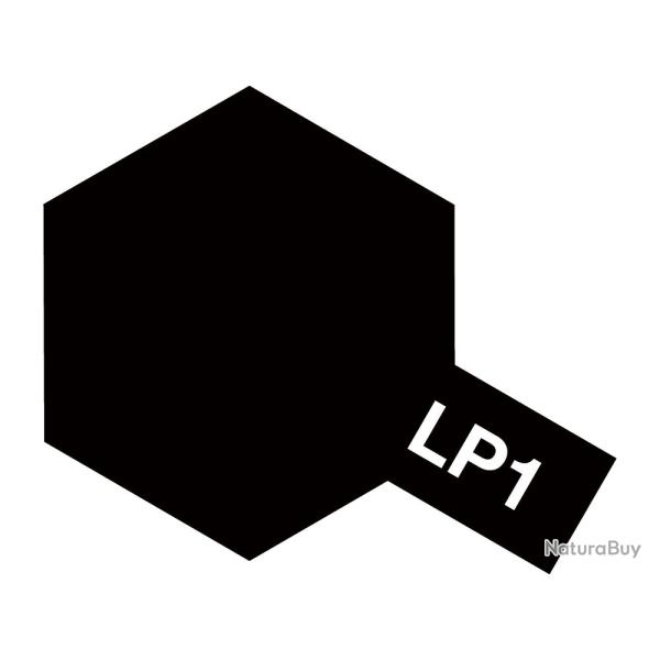 Peinture laque LP1 Noir brillant 10 ml | Tamiya (0000 1061) - Maquette plastique