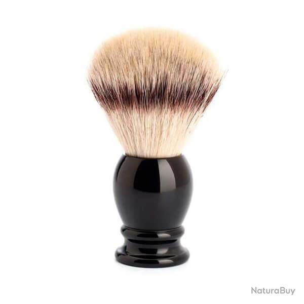 Blaireau Muhle Classic synthtique argent monture noir 35K256