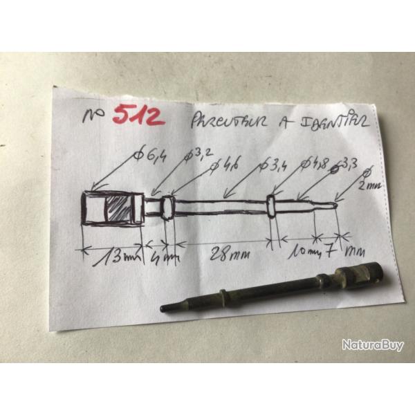 VENDU PAR LE-CUIRASSIER N512 PERCUTEUR PISTOLET WALTHER P38