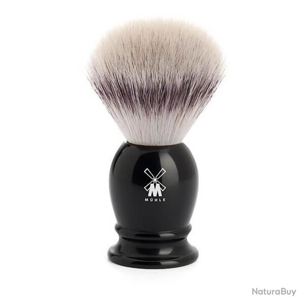 Blaireau Muhle Classic synthtique argent monture noir 39K256