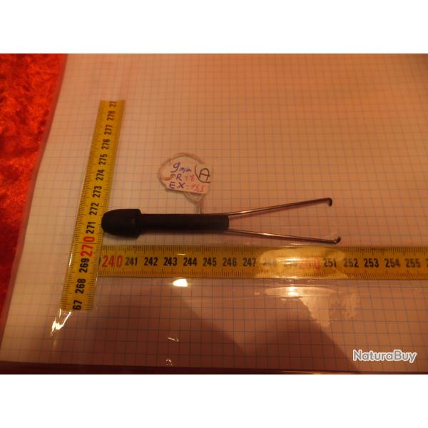 F�rule  ou (Embout bouchon) canne fusils  9 mm. Conforme model d'origine.                        (A)