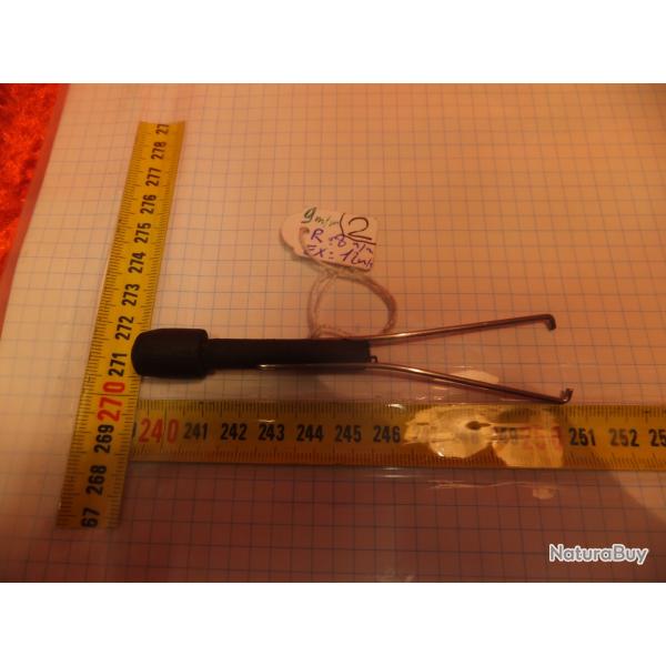 F�rule  ou (Embout bouchon) canne fusils  9 mm. Conforme model d'origine.                        (2)