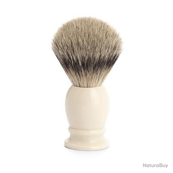 Blaireau Muhle Classic pur argent monture ivoire 93K257