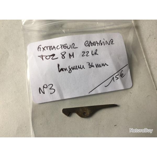 VENDU PAR LE-CUIRASSIER N 3 EXTRACTEUR CARABINE TOZ 8 M 22 LR