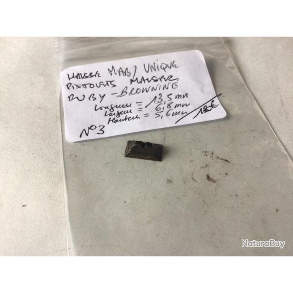 VENDU PAR LE-CUIRASSIER N 3 HAUSSE PISTOLET MAB-UNIQUE-RUBY -MAUSER-BROWNING