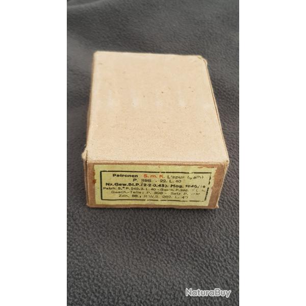 Boite vide 7,92 Mauser ww2 1940