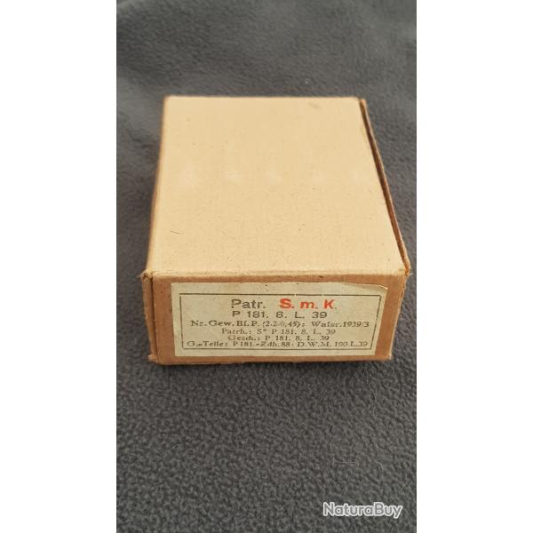 Boite vide 7,92 Mauser ww2 1939