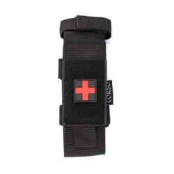 Pochette porte-tourniquet et ciseaux MOLLE Noir - Corso Tactical