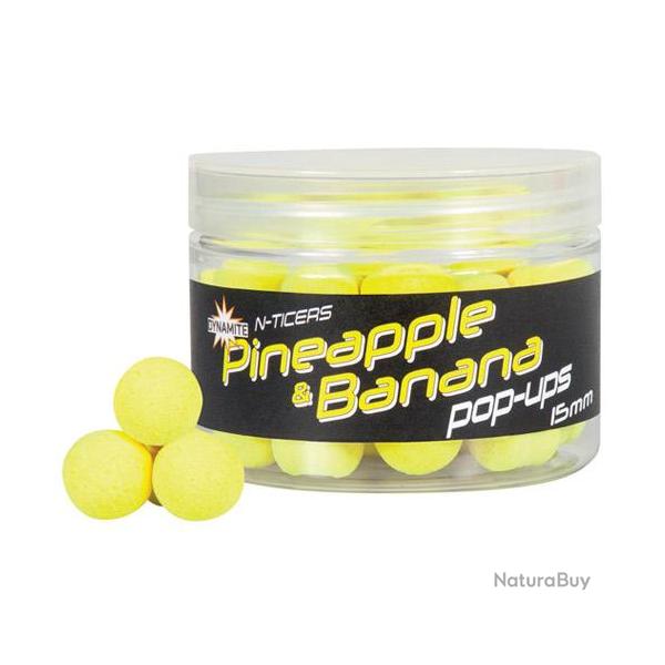 Pop Ups Dynamite N-Ticers Pineapple & Banana 15mm