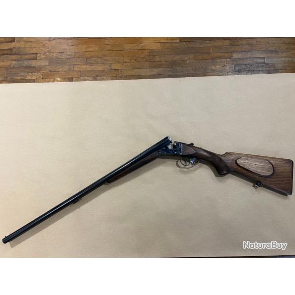 fusil juxtapos� AYA calibre 12 crosse � joue , extracteur