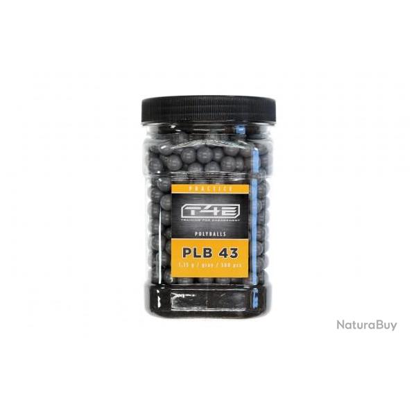 500 Balles T4E Cal.43 PLB Polyballs