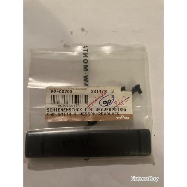 Rail pour Smith & Wesson BLACK K, L, N & X acier Weather