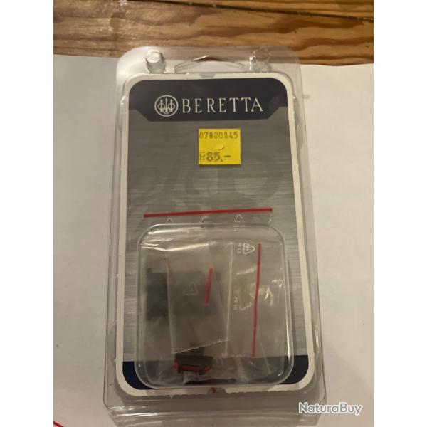 Hausse microm�trique et guidon en fibre pour Beretta 92 / 92A1 / 96A1 NEUF