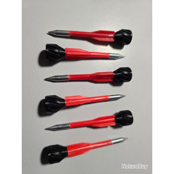 6 x BALLES Fl�ches HDS68