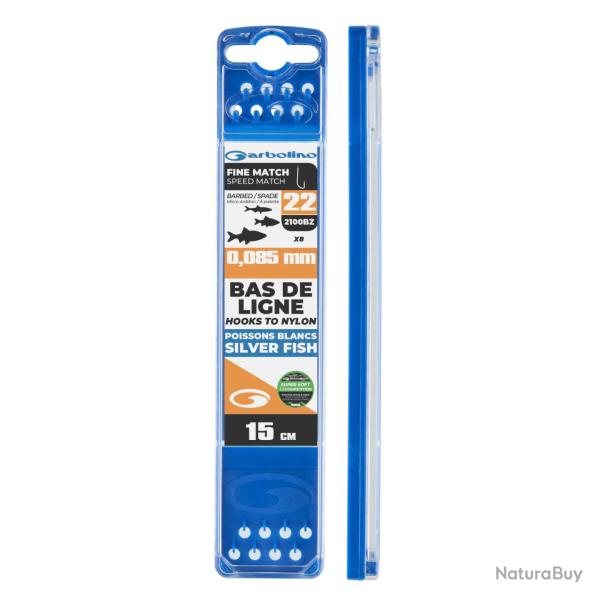 Bas de Ligne Mont� GARBOLINO Comp�tition Fine Speed Match 22
